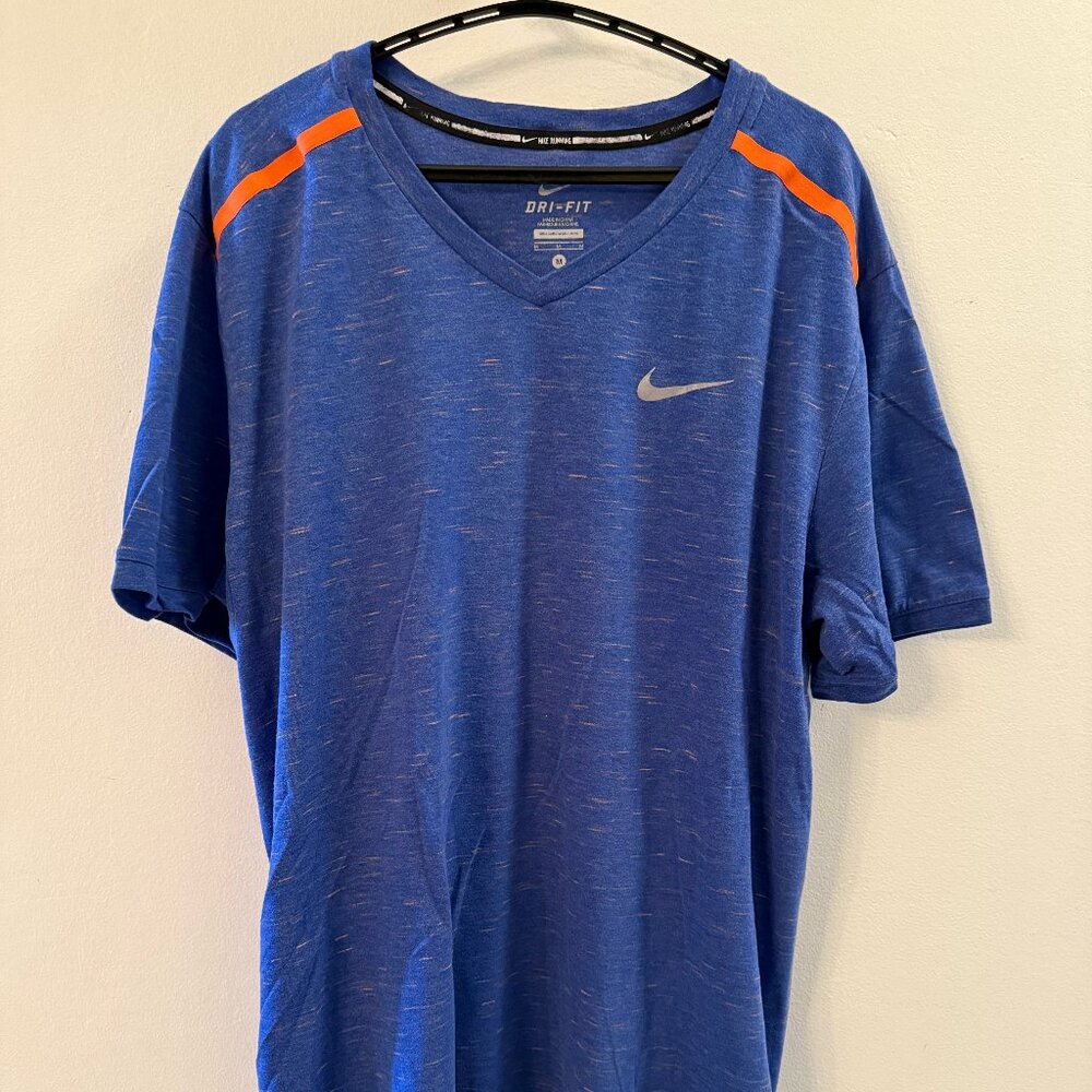 Men's Nike Dri-Fit V-Neck Workout Shirt